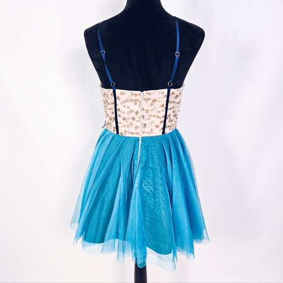 Teeze Me Vintage Tulle Mini Dress - Picture 4 of 6